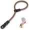 NEEWER Kamera Handschlaufe, verstellbar Kameragurt, robuster Kamera Schultergurt, runder gewebter Nylon Kletterseil Gurt mit Schlüsselring und Schutzklappe für DSLR spiegellose Kamera, Braun, CA091