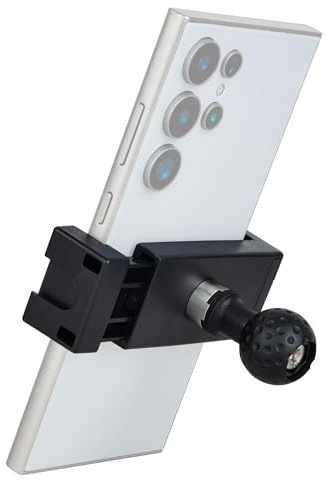 POWRIG 1-Inch Ball Mount with 2.3- 3.5 width Phone Holder Combatible for RAM Mount, B size Double Socket Arm