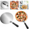 Pala per pizza, pala per pizza, pala per pizza, in acciaio inox, 25 cm