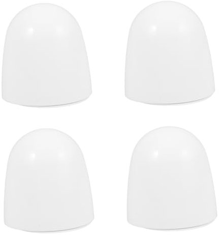 QUMIIRITY 4pcs Toilet Accessories Toilet Bolt Caps Bolt Covers Screw Caps Covers Decorative Seat Floor s for Bowl Screws s Parts White Abs