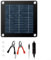 Eawfgtuw Chargeur solaire 10 W 12 V avec contrôleur intelligent pour voiture, moto, bateau, camping-car, chargeur de panneau solaire étanche avec indicateur LED et clips de batterie