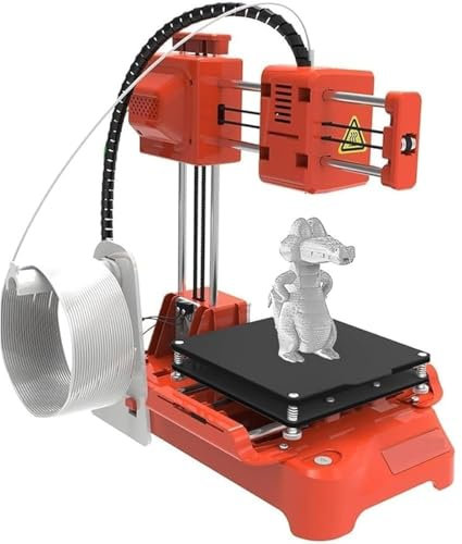 GAYAYAS Mini 3D Printer, for Beginners Kids Teens 3D Printer Desktop Printer, with Removable Build Plate, Max Print Speed 40mm/s, for Beginners, Kids, Student