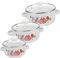 Cabilock Pentola da Cucina Vintage Set da 3 Pezzi per Zuppa Smaltata Pentola Multiuso per Stufato per Casa E All'aperto