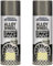 MIXEL Silver Gloss Alloy Wheel Spray Paint, DIY Enthusiasts, Easy to Apply, Fast-Drying Formula, Long-Lasting Protection, Perfect For Both Indoor And Outdoor Use, 400ml, (2 Pcs)
