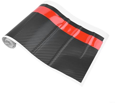 Moderner 5D-Karbonfaser-Auto-Aufkleber mit Rallye-Streifen, Vinyl-Aufkleber für einen individuellen Look