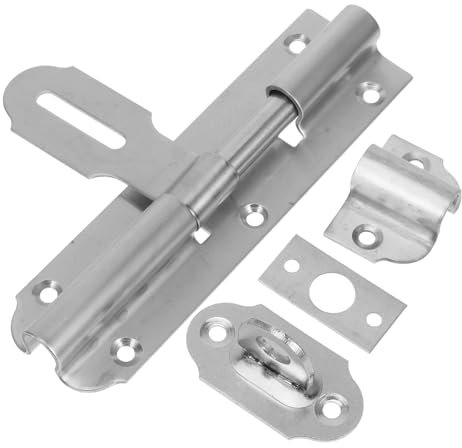 HOLIDYOYO Slide Latch Lock Heavy Duty Barrel Bolt for Doors Windows Smooth Surface Multipurpose Design for Home Office Durable Elegant Finish