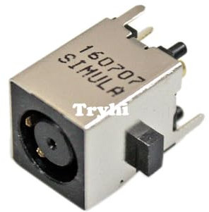 DC in Power Jack Connector Charging Port Socket for HP All-in-One Desktop PC 24-df0037c 24-df0129 24-df0309 24-df0409 24-df0509 24-df1000 24-df1056 24-df1076 24-df1237C 24-df1250 24-df1254 24-df1527C