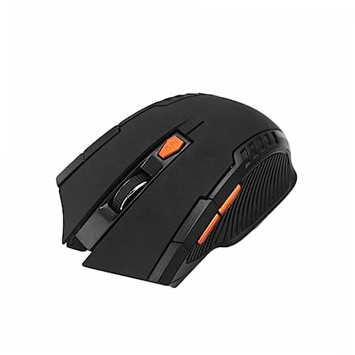 IWOWHERO Souris sans Fil Boutons Optique Réglable avec Récepteur USB Multimédia Et Gaming pour Pc Et Portable Économie Énergie Noir