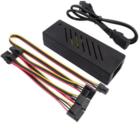 hogtnd Effiziente Externe Stromversorgung für NAS Festplatten für IT Experten und Videoeditoren, die Speicher benötigen Externe Stromversorgung für Festplatten