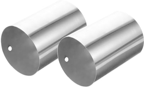 Stainless Steel Wall Mounted Handrail Brackets 2pcs 45mm Tube | Stair Rail Brackets, Hand Rail Connectors for Rail Deck, Silver Finish for Replacement Fitting