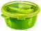 Curver - hermético Smart To Go Lunch Kit Redondo 1,6L. - Con Cubiertos y Salsera - Apto para Microondas, Lavavajillas y Congelador - Color Verde Lima