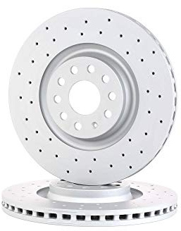 ZIMMERMANN 600.3243.52 2x Bremsscheiben Vorne Ø340mm innenbelüftet gelocht Kompatibel mit VW Golf 7 Schrägheck 5G1, BQ1, BE1, BE2 8S0615301 5QN615301A 5Q0615301G