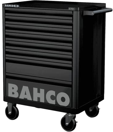 Bahco BH1472K8BLACK Carro E72 26 Zoll 8 Cajones Negro, Standard, 955 x 693 x 510 mm