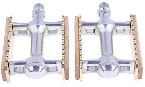 Perfeclan 2Pcs Vintage Mountainbike Pedale Ersatz universal Radfahren Touring ausauswählen Sie Farben, Gold