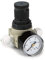 Einstellbarer Wasserdruckminderer inkl. Manometer 0-10 bar Anschlussfitting 1/4 geeignet für Tafelwasseranlage, Osmoseanlage oder einem beliebigen Wasserfilter