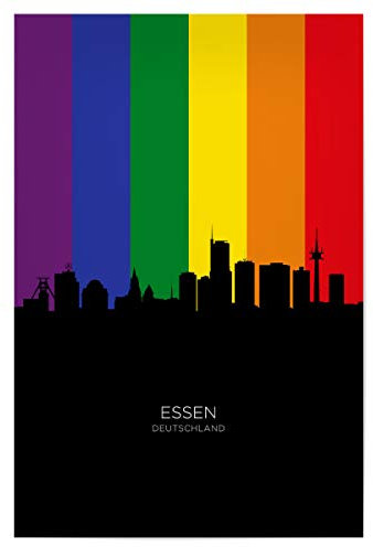 artboxONE Poster 30x20 cm Städte Essen Germany Skyline Pride - Bild Essen Deutschland Essen