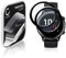 CELLONIC 2X Vetrino Protettivo 9H Compatibile con Honor Magic Watch 2 (42mm) (3D Full Cover per smartwatch Braccialetto Fitness 0,33mm Full Glue) Colore Nero Protezione Display Screen Protector