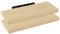 WOLTU 2X Wandregal Wandboard Bücherregal Regale für Deko Wandablagen aus MDF Holz, 2er Set Hängeregal Gelb Eiche, 80x23x3,8cm RG9318kei-2