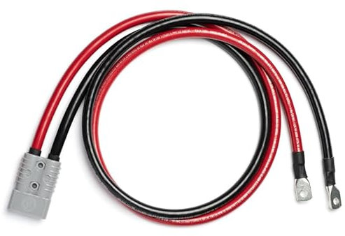 Spartan Power 2 AWG 4 Foot Battery Cable with Anderson Connector SB120 and 3/8 Ring Terminal