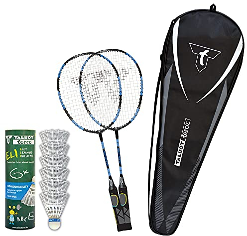 Talbot-Torro Unisex Jugend Lern-Badminton Set ELI Junior, Multicolor, Einheitsgröße
