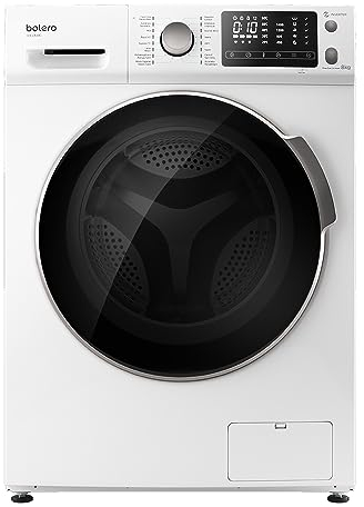 Cecotec Lavadora 8 Kg Carga Frontal Bolero DressCode 8600 Inverter. 1400 rpm, 2000 W, Motor Inverter Plus, 16 Programas, Elimina alérgenos, DelayStart, DiamonCare