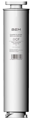 BEM CF Ersatzfilter für LINA und IDA Wasserfilter, Filterkartusche, Komposit-Kohlenstoffstab Filterelement, Filterpatrone