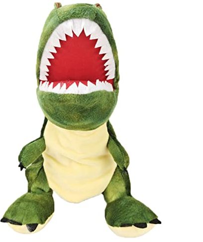 Dinosaurier Handpuppen Gefüllte Dino Spielzeug Cartoon Dinosaurier Modell Spielzeug Realistisches Dinosaurier Plüschtier Spielzeug Kuscheliges Stoffpuppen für Kinder Mädchen Jungen