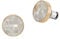 Skagen Ohrringe Für Frauen Agnethe, W: 13mm Gold-Edelstahl-Ohrringe, SKJ1581710
