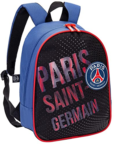 PARIS SAINT GERMAIN SAINT-GERMAIN Schulrucksack PSG, offizielle Kollektion, Schwarz, 25 x 32 x 11 cm