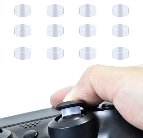 12 Joystick Protector Ringe kompatibel mit Steam Deck/Xbox/PS4/PS5/Switch Controller,elastische Silikon-Schutzhülle|Steam Deck Zubehör Transparent