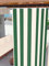 Byour3 - Toldos Exteriores Impermeables con Ojales Metálicos Anti-Moho - Cortinas Laterales Opacas Gazebo Toldo Lona Solar Parasol Balcón Terraza Jardin Pergola (Rayas Verde, L.155x272H)