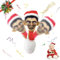 Plush Toys,Christmas Electric Music Stuffed Figure Man Plush Toys,Funny Game Cartoon Stuffed Xmas Toilet Plush Doll for Christmas Toilet Game Fans Boys Birthday Toilet Gift