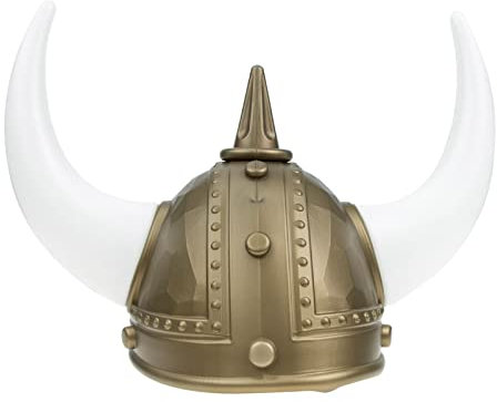 Luxshiny Vikinger Hornhelm Mit Dekorativen Ox-hörnern Cosplay-maske Für Karneval Und Festival Unisex Kostümzubehör Für Halloween Und Mottopartys
