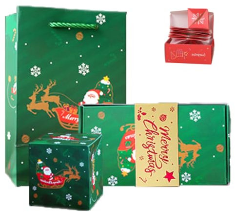 Lyoveu Surprise Gift Box Exploding Christmas,Surprise Money Explosion Gift Box,Creating The Most Surprising Gift Box, DIY Pop-up Surprise Box,Folding Bouncing Red Envelope Gift Box