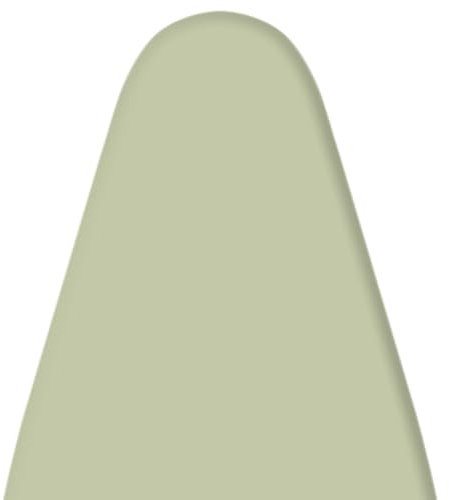 LEEWEITAS Ironing Board Covers 128x40cm, Ironing board cover top 100% cotton heat resistant, Easy to install adjustable size (Grass green, 128 x 40cm)