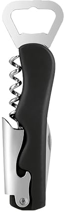 Zuofan Tire-Bouchon Professionnel, Ouvre Bouteille en Acier Inoxydable, Bottle Opener Bouteille Sommelier, Noir