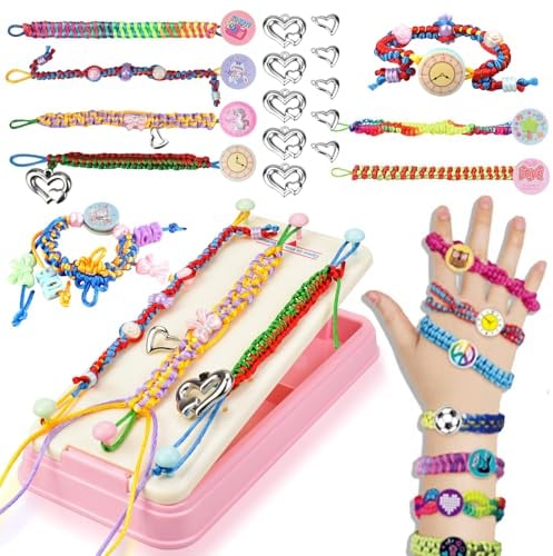 SBWBZB Gifts for 6 7 8 9 Year Old Girls Friendship Bracelet Making kit,Arts and Crafts for Kids Ages 6-12 Birthday Gifts,Toys for Girls Ages 6 7 8 9 10 11 12 Year Old Kids