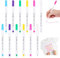 Markierstifte Wasserlöslicher Stift für Stoff Trickmarker Selbstlöschend 12 Stück Farben Stoff Markierstifte Wasser Löschbaren Stoff Markier Stifte Wasserlöslich Verschwindende Trickmarker Nähen