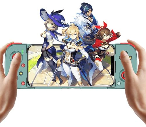 Xvilmaun Controller di gioco mobile wireless regolabile | Controller per gamepad con joystick plug and play per la riproduzione diretta sui telefoni