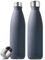 2 Pack 500ml Insulated Stainless Steel Water Bottle, Sleek Bottles, Keeps Hot & Cold, 100% Leakproof, Sweat Proof Bottles, Great for Travel, Picnic & Camping (Modern Lava Gray)