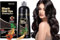 500ml Black Hair Dye Shampoo 3 en 1, Champu Color Instantáneo tinte pelo, Champu tinte Canas,Champú tinte Cubre Canas,Hair Color Tinte de pelo en minutos Champú tinte para Mujer Hombres(Negro, 500 ml)
