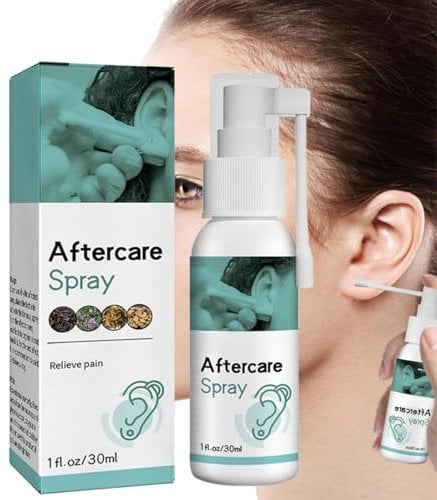 Aftercare Spray,Saline Spray,Saline Spray,Saline Solution Spray,Deep Clean And Promote Heal,Ear Hole Cleaner,Cleaning Aftercare Fluid For Ear,Suitable For Ears, Nose, Tongue, Navel,Ear