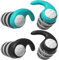 Waterproof Swimming Ear Plugs for Adults, 2 Pairs Reusable Soft Silicone Swim Earplugs Perfect for Surfing, Diving,Pool,Showering