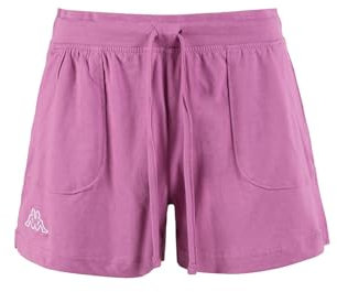 Kappa Caber Short Pantalón corto deportivo cómodo y con estilo, Color Violet Bodacious, Talla XS