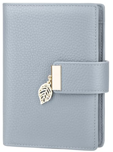 JUYANO Porte Monnaie Femme, Petit Portefeuille Femme avec Blocage RFID Protege Passeport Porte Feuilles pour Femme avec 11 Fentes pour Cartes et Pochette à Fermeture éclair