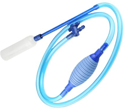 Generico Pump for cleaning the fish tank – from manual tubes, practical vacuum cleaner for aquarium sludge | reliable water purification for the salt pool with water