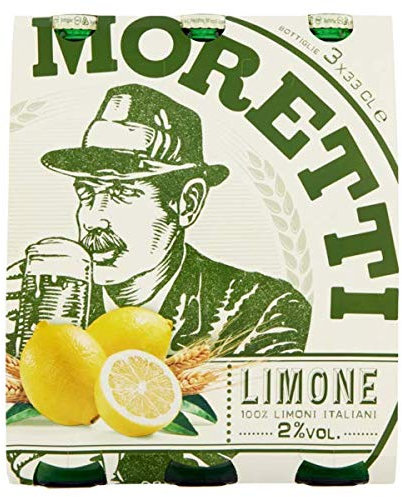 Birra Moretti - Limone Bevanda Rinfrescante, 330 ml (Pacco da 3) - [pacco da 4]