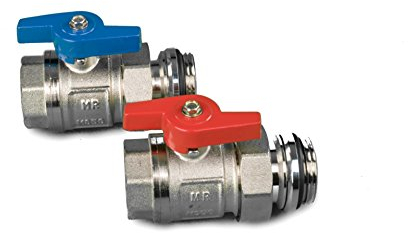 Verteiler-Anschluss-Set für Fußbodenheizung 1 Zoll