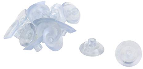 Sourcingmap Rubber Home Anti-Collision Protector Table Desk Glass Hook Sucker Hanger Pads Suction Cups 20pcs