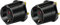 Brennenstuhl 2 Stück Reisestecker Adapter, Steckdosenadapter Reise (Für: England Steckdose und Euro Stecker) Farbe: schwarz